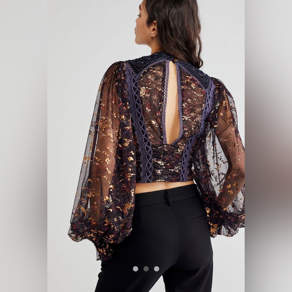 Free people beaded top - Picture 4 of 9